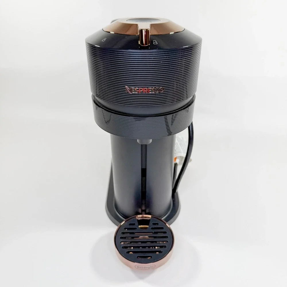 Nespresso Vertuo Next ENV120B Coffee Espresso Maker Black/Gold w Box Part Tested